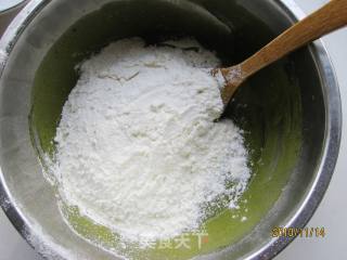 抹茶芝麻小饼的做法步骤：2