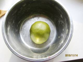 抹茶芝麻小饼的做法步骤：2