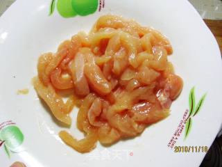 杂炒孜然鸡丝的做法步骤：2