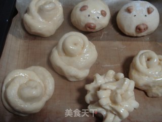 花样面包--超软汤种餐包的做法步骤：2