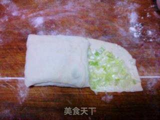 超薄葱油千层饼的做法步骤：3