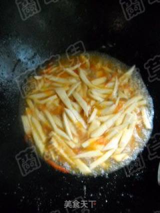茄汁杏鲍西兰花的做法步骤：2