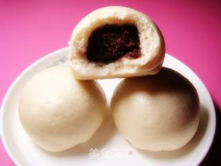 营养早餐——豆沙包的做法步骤：2