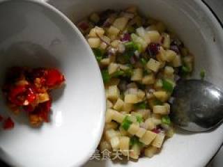 葱香土豆蛋饼的做法步骤：2