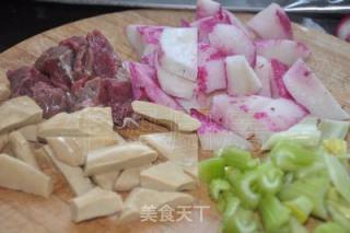 豆蔬牛肉块的做法步骤：5