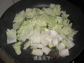 干锅白菜粉丝的做法步骤：2