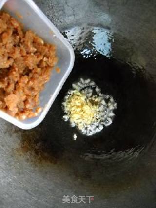 菜心肉末豆腐的做法步骤：2