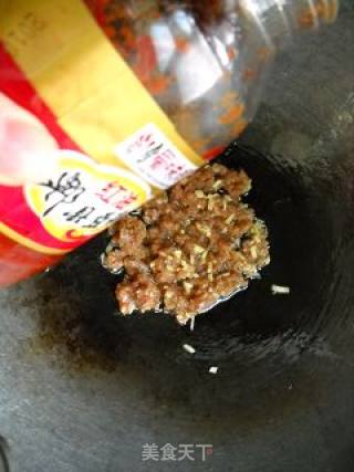 菜心肉末豆腐的做法步骤：2
