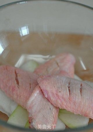 香菇冬瓜鸡汤的做法步骤：2