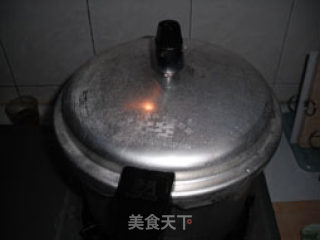 上班族的营养快捷香粥-高压锅版——茼蒿排骨粥的做法步骤：6