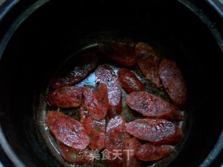 简单美味的腊味南瓜饭的做法步骤：2