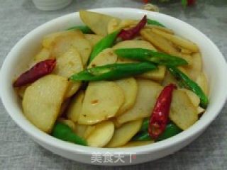 尖椒土豆片的做法步骤：2