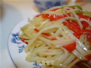 葱香土豆丝的做法步骤：2