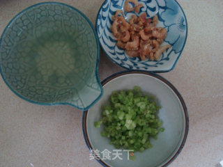 冬日早餐：翡翠伊面的做法步骤：2