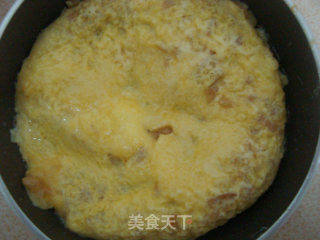 开胃菜之菜脯煎蛋的做法步骤：3