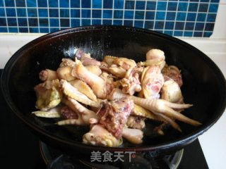 白菜粉条炖仔鸡的做法步骤：4