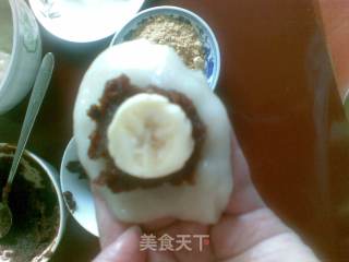 香蕉糯米糍的做法步骤：2