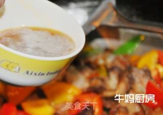 五彩肉片的做法步骤：7
