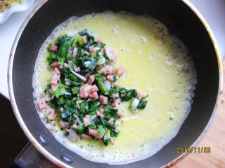 菠菜素蛋饺的做法步骤：2