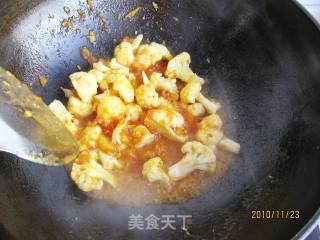 茄汁菜花的做法步骤：2
