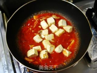 茄汁鳕鱼豆腐的做法步骤：2