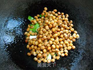 黄豆炒薯粉的做法步骤：2