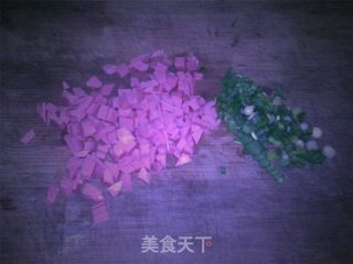 花色炒饭的做法步骤：2