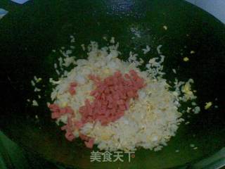 花色炒饭的做法步骤：2