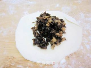 酥香芽菜饼的做法步骤：2