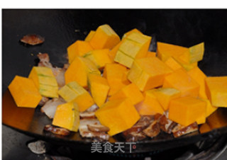 香甜南瓜饭的做法步骤：2
