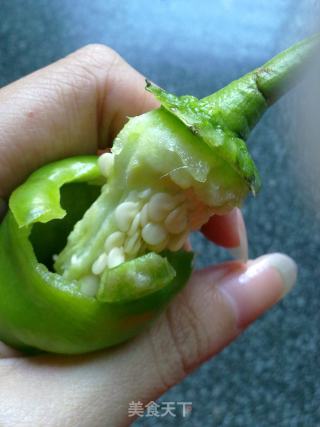 麻辣虎皮尖椒的做法步骤：3