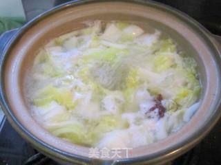 娃娃菜粉丝汤的做法步骤：2