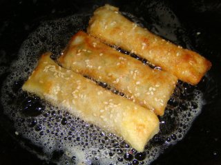 芝麻肉末卷的做法步骤：2
