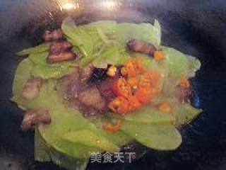 莴笋回锅肉的做法步骤：2