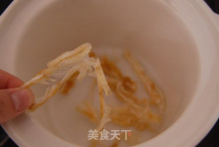 肉末鱼胶汤的做法步骤：2