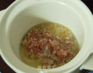 肉末鱼胶汤的做法步骤：2