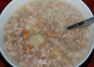 肉末鱼胶汤的做法步骤：2