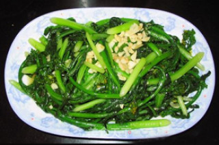 热狗油菜的做法步骤：2