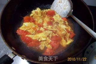 番茄炒鸡蛋的做法步骤：7