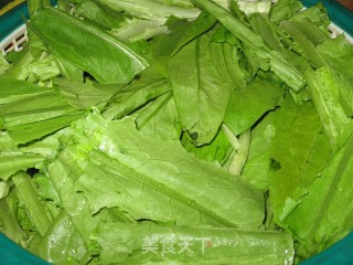 蒜末油唛菜的做法步骤：2