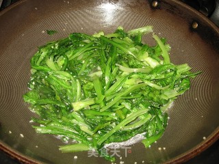 蒜末油唛菜的做法步骤：2