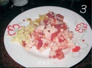 猪肉白菜馅包子的做法步骤：2