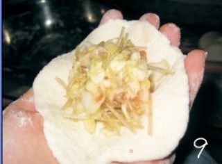 猪肉白菜馅包子的做法步骤：2