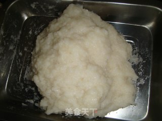 豆沙糍粑的做法步骤：2