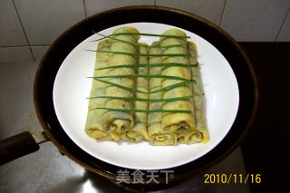 荠菜鲜肉黄金条的做法步骤：11