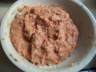 香菇酿肉的做法步骤：2