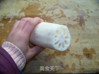香炸藕丸子的做法步骤：2