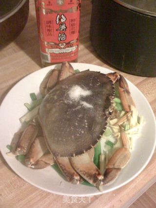 清蒸大肉蟹的做法步骤：2