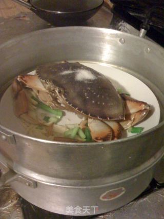 清蒸大肉蟹的做法步骤：2