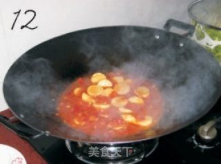 番茄烧日本豆腐的做法步骤：4